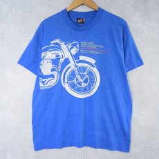 画像1: 90's Norton USA製 "ALL BRITISH RALLY" バイクプリントTシャツ L (1)