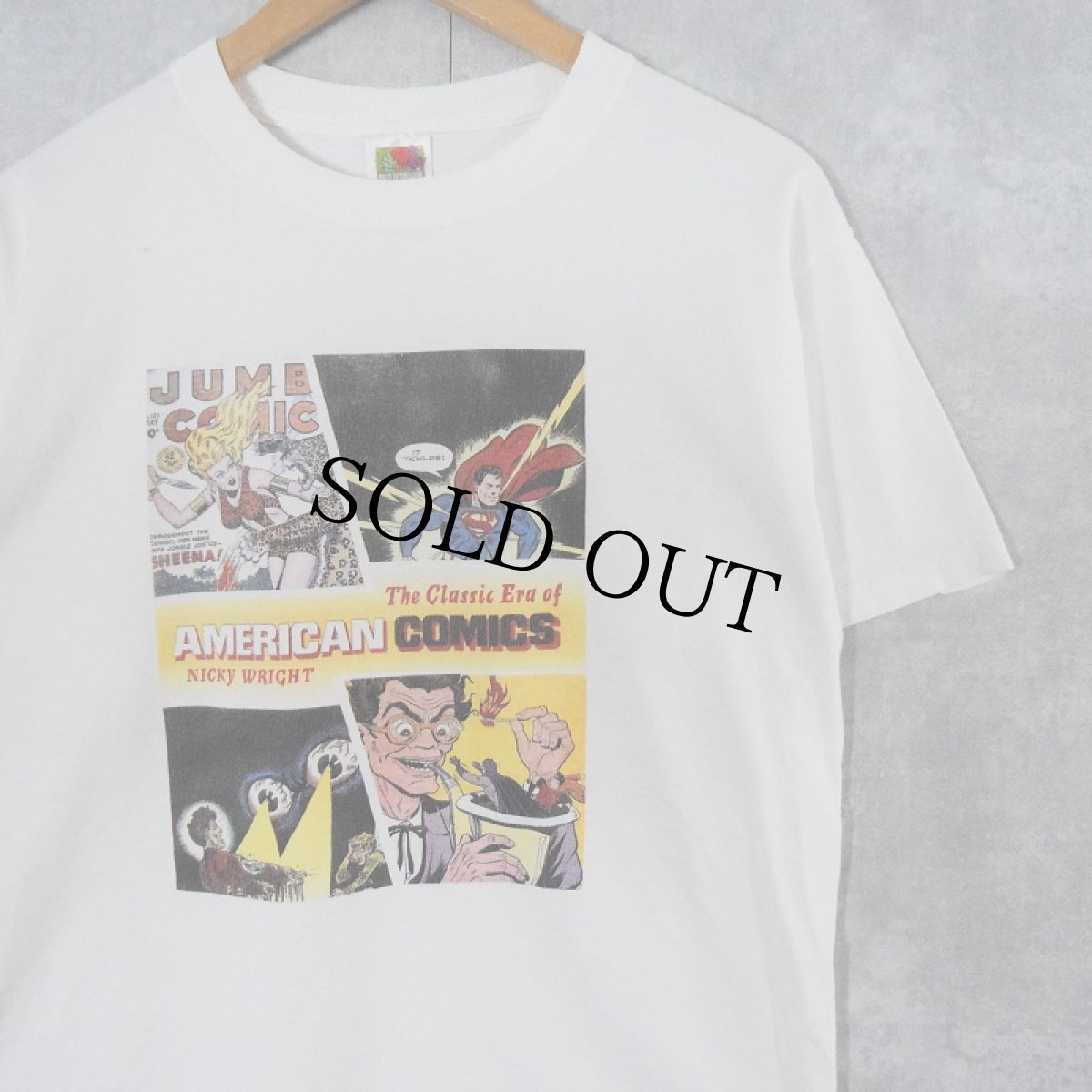 画像1: 90's DC COMICS アメコミプリントTシャツ L (1)