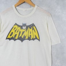 画像1: 70〜80's BATMAN 染み込みプリントTシャツ (1)