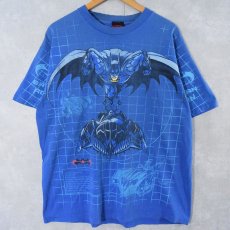 画像1: 90's DC COMICS BATMAN キャラクター大判プリントTシャツ (1)