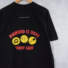 画像2: 90's DIAMOND AND THE OSYCHOTIC NEUROTICS USA製 ヒップホップTシャツ BLACK XL (2)