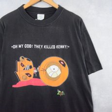 画像1: SOUTH PARK "OH MY GOD! THEY KILLED KENNY!" キャラクタープリントTシャツ L (1)