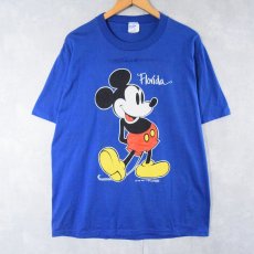 画像1: 90's MICKEY MOUSE USA製 キャラクタープリントTシャツ XL (1)