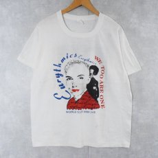 画像1: 80's Eurythmics CANADA製 "WE TOO ARE ONE" ミュージシャン ツアーTシャツ XL (1)