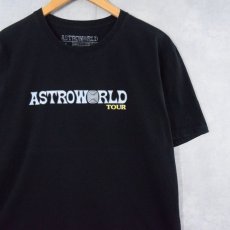 画像1: Travis Scott ASTRO WORLD "Wish You Were Here" ヒップホップツアーTシャツ BLACK L (1)