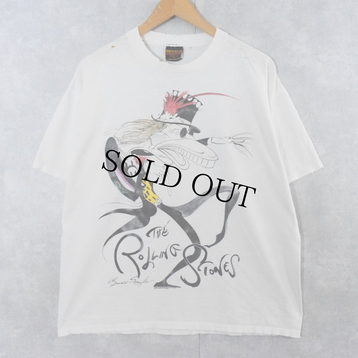 画像1: 90's The Rolling Stones USA製 "Gerald Scarfe Voodoo Lounge" ロックバンドTシャツ XL (1)