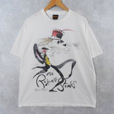 画像1: 90's The Rolling Stones USA製 "Gerald Scarfe Voodoo Lounge" ロックバンドTシャツ XL (1)