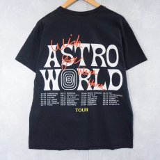 画像1: Travis Scott ASTRO WORLD "Wish You Were Here" ヒップホップツアーTシャツ BLACK M (1)