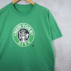 画像1: "NEW YORK CITY" パロディプリントTシャツ (1)