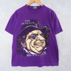 画像1: 90's DC COMICS THE PENGUINUSA製 キャラクタープリントTシャツ L (1)