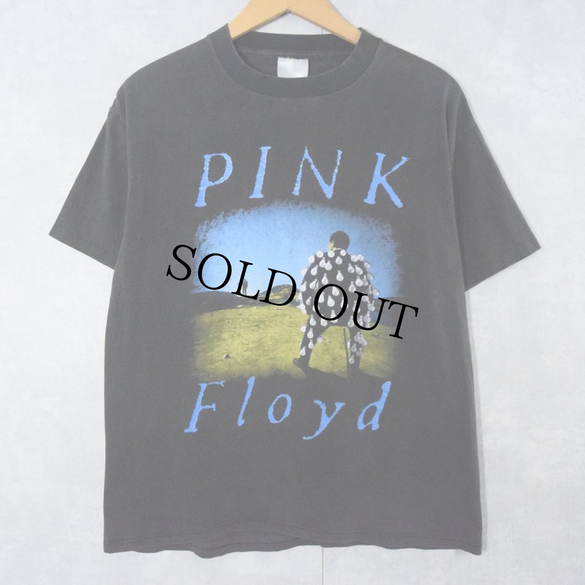 画像1: 90's PINK FLOYD USA製 ロックバンドプリントTシャツ BLACK L (1)