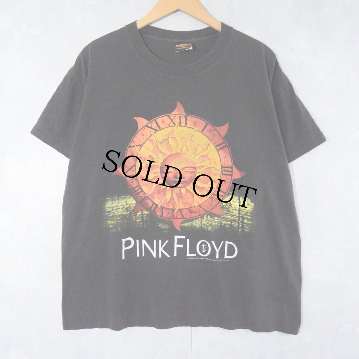 画像1: 90's PINK FLOYD USA製 ロックバンドツアープリントTシャツ BLACK XL (1)