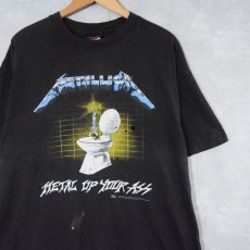 画像1: 2003 METALLICA USA製 "METAL UP YOUR ASS" ロックバンドプリントTシャツ BLACK (1)