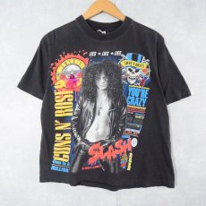 画像1: 90's GUNS N' ROSES ロックバンドTシャツ BLACK L (1)