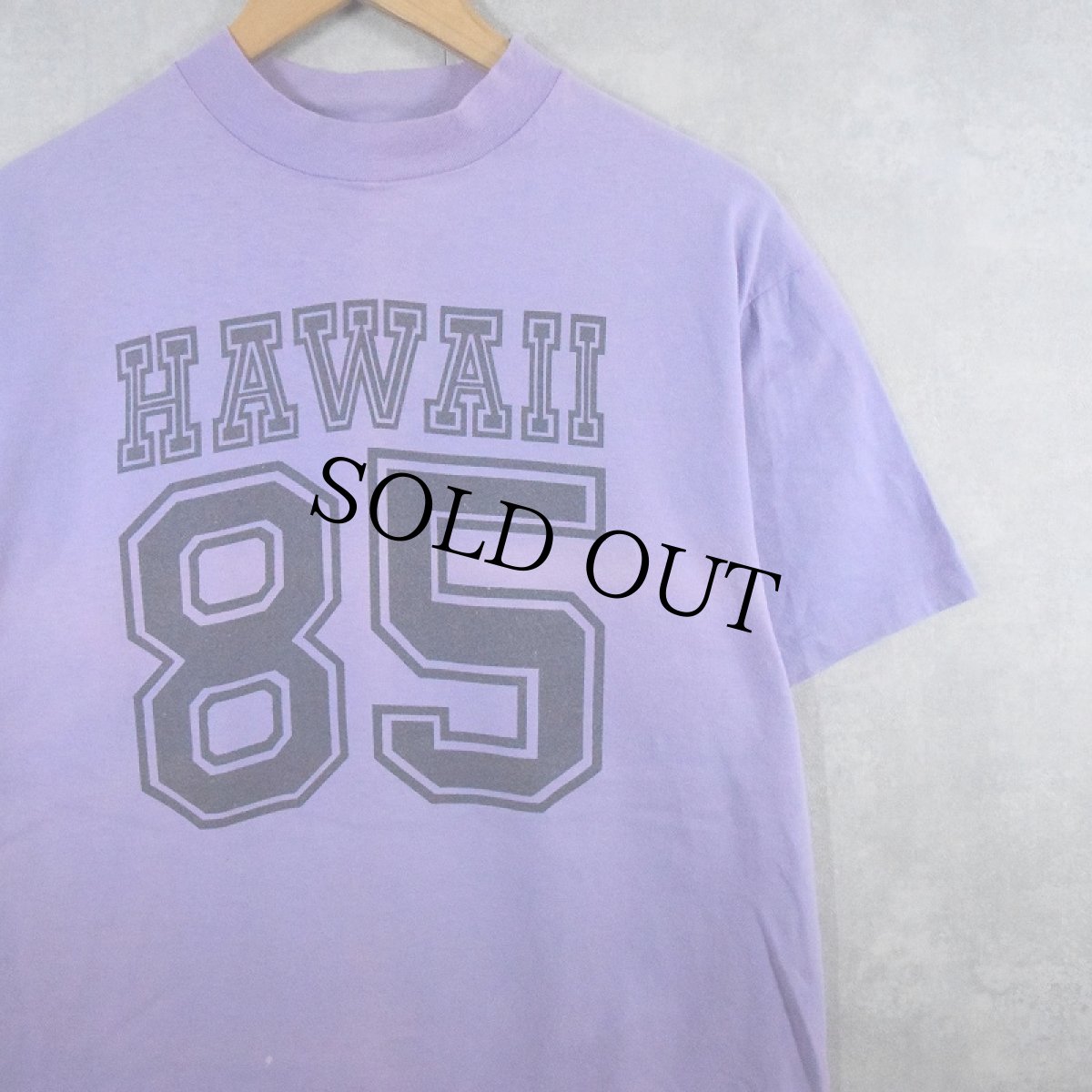 画像1: 90's USA製 "HAWAII 85" プリントTシャツ L (1)