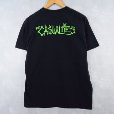 画像2: THE CASUALTIES "Teenage Mutant Ninja Turtles" キャラクターパロディ ハードコアパンクバンドTシャツ BLACK  (2)