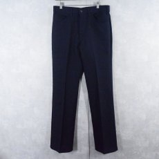 画像1: 80's Levi's 10517-6117 STA-PREST PANTS NAVY W35 (1)