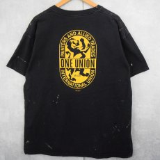 画像2: Hard Hats for Hillary 選挙運動 ペンキペイント プリントTシャツ BLACK XL (2)