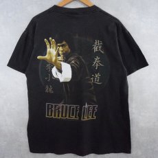 画像1: Bruce Lee ハリウッド俳優プリントＴシャツ L (1)