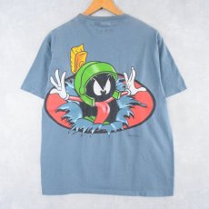 画像1: 90's Looney Tunes USA製 マービン・ザ・マーシャン キャラクタープリントTシャツ L (1)