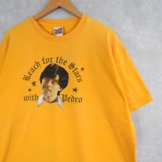 画像1: 2000's Napoleon Dynamite "Reach for the stars with Pedro" コメディ映画プリントTシャツ (1)