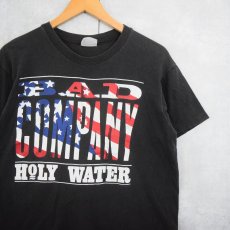 画像1: 90's BAD COMPANY USA製 "HOLY WATER" ロックバンドプリントTシャツ BLACK L (1)