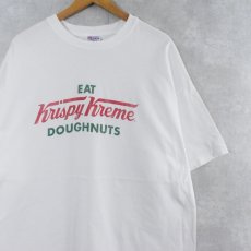 画像1: Krispy Kreme Doughnuts ドーナツショップ ロゴプリントTシャツ XXL (1)