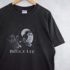 画像1: Bruce Lee ハリウッド俳優プリントＴシャツ L (1)