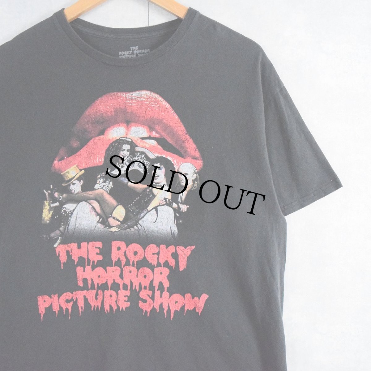 画像1: THE ROCKY HORROR PICTURE SHOW ホラー映画プリントTシャツ L (1)