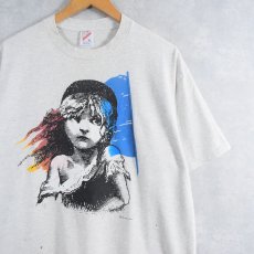 画像1: 90's Les Miserables USA製 ミュージカルプリントTシャツ XL (1)