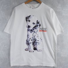 画像1: 90's Disney 101 DALMATIANS USA製 犬フォトプリントTシャツ L (1)