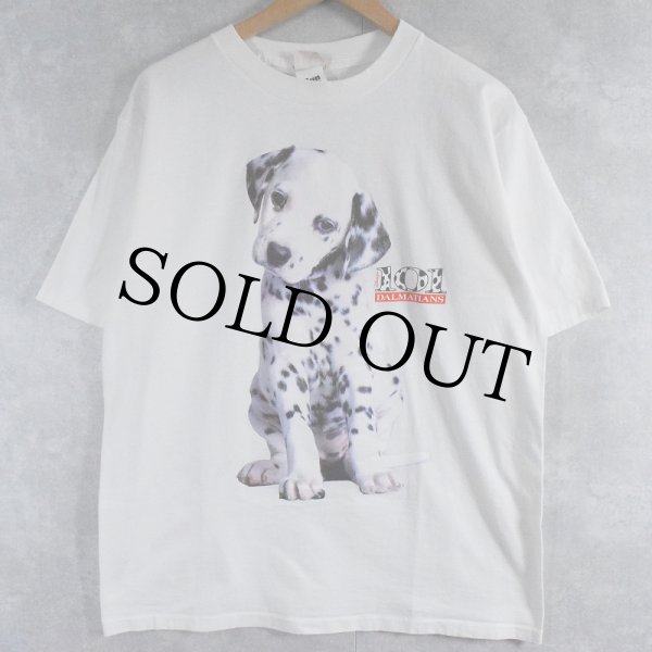 90's Disney 101 DALMATIANS USA製 犬フォトプリントTシャツ L