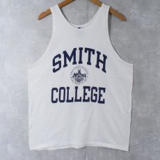 画像1: 90's Champion USA製 "SMITH COLLEGE" カレッジプリント タンクトップ L (1)