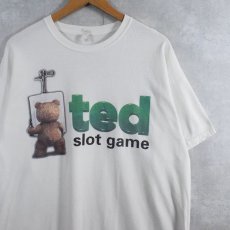 画像1: ted "slot game" 映画キャラクタープリントTシャツ XL (1)