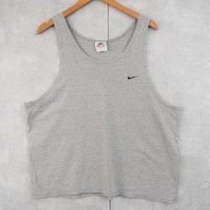 画像1: NIKE ロゴ刺繍 タンクトップ XL (1)