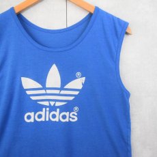 画像1: 80's〜 adidas ロゴプリントタンクトップ  (1)