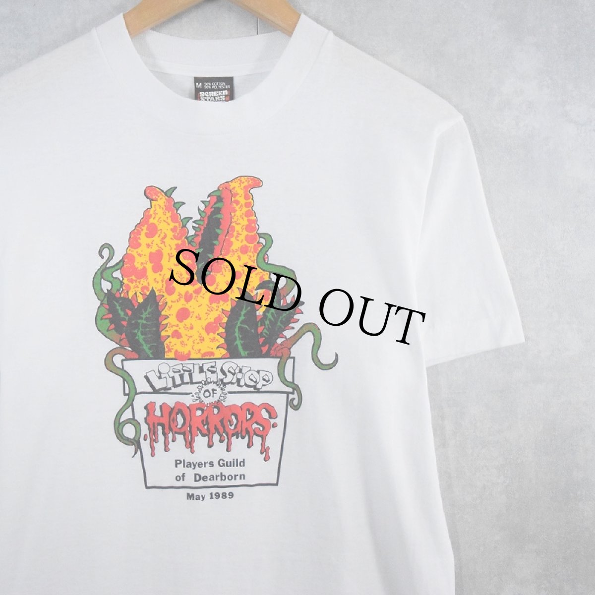 画像1: 80's Little Shop of Horrors USA製 B級ホラー映画Tシャツ M (1)