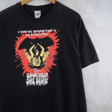 画像1: "Blood Orgy of the She-Devils" ホラー映画プリントTシャツ BLACK XL (1)