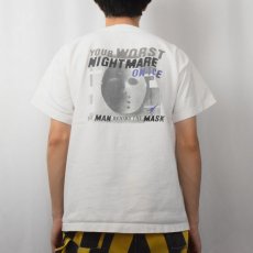 画像4: 90's THE MAN BEHIND THE MASK USA製 "YOUR WORST NIGHTMARE ON ICE" 映画パロディTシャツ M (4)