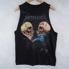 画像1: METALLICA "I'M INSIDE I'M YOU SAD BUT TRUE" カットオフスリーブ ロックバンドTシャツ (1)