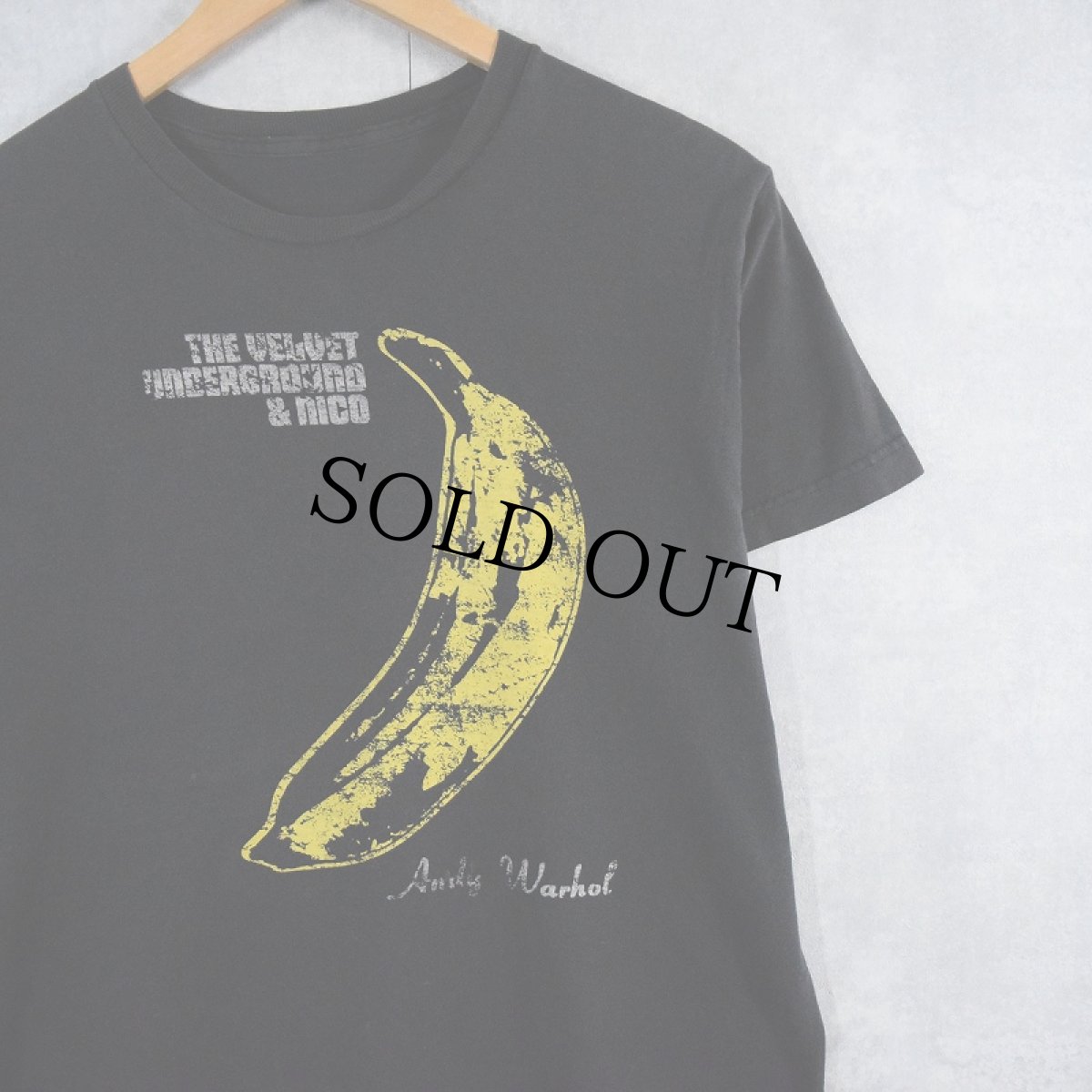 画像1: THE VELVET UNDERGROUND & NICO ロックバンドTシャツ BLACK (1)