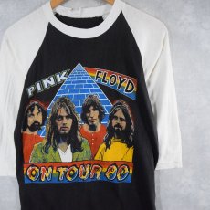 画像1: 1980 PINK FLOYD "パキ綿" ロックバンドツアーラグランTシャツ M (1)