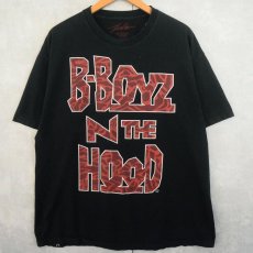 画像1: BOYZ N THE HOOD 映画パロディプリント HIPHOPアルバムTシャツ BLACK XL (1)