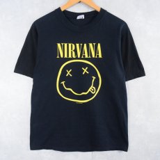 画像1: 【お客様専用ページ】NIRVANA ロックバンドプリントTシャツ BLACK (1)