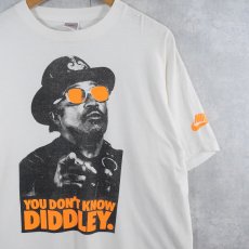 画像1: 【お客様専用ページ】90's NIKE USA製 "YOU DON'T KNOW DIDDLEY" ミュージシャンプリントTシャツ XL (1)