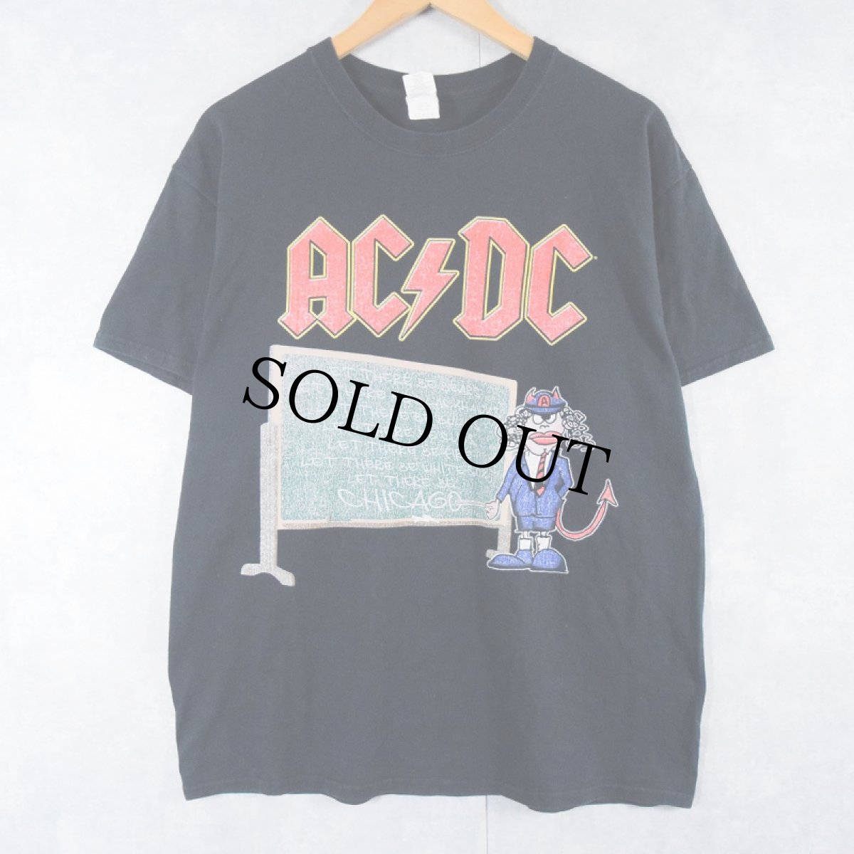 画像1: AC/DC "LET THERE BE ROCK" ロックバンドTシャツ L (1)