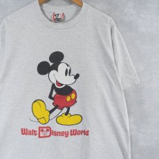 画像1: 90's Disney USA製 MICKEY MOUSE "Walt Disney World" キャラクタープリントTシャツ XL (1)