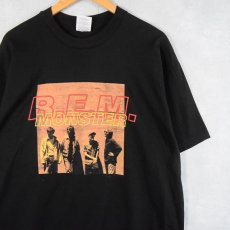 画像1: 90's R.E.M. "MONSTER" オルタナティヴロックバンドTシャツ BLACK XL (1)