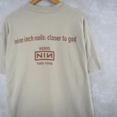 画像2: 90's NINE INCH NAILS "Closer to God" ロックバンドプリントTシャツ XL (2)