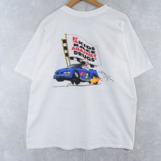 画像1: 90's Kmart "KKIDS RACE AGAINST DRUGS" 企業ロゴプリントTシャツ XL (1)